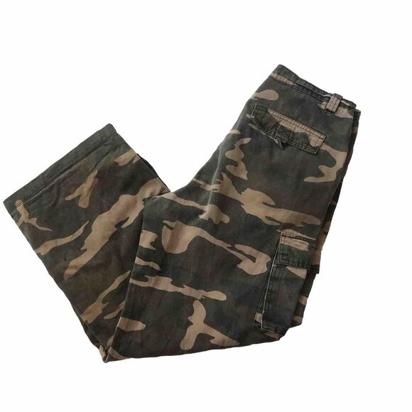 Y2k Canyon Guide Outfitters Pants Mens 34x30 Camouflage Cargo Hunting Outdoor - Picture 1 of 12